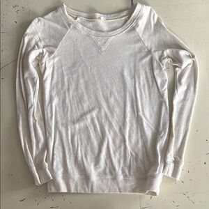 Cream Long Sleeve Sweatshirt